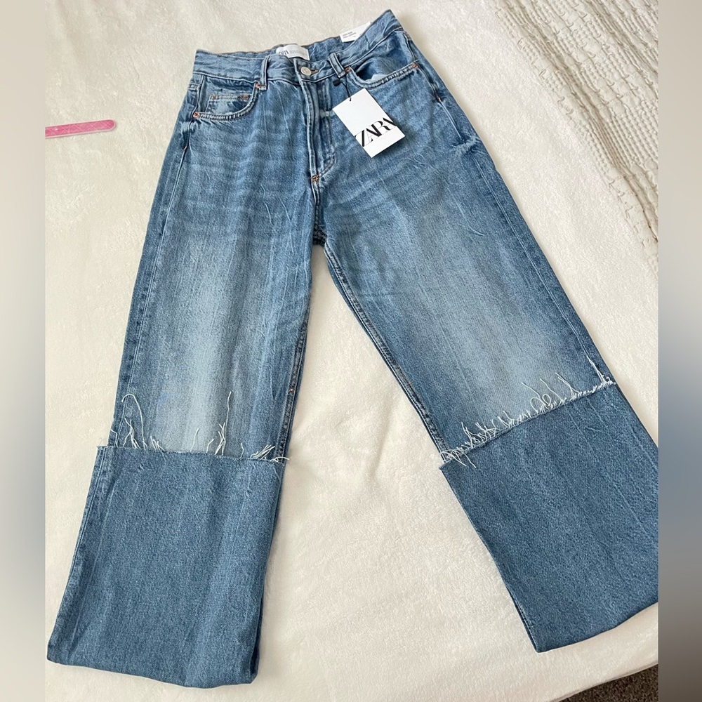 Does not fit/ Zara Denim Wide leg, NEW